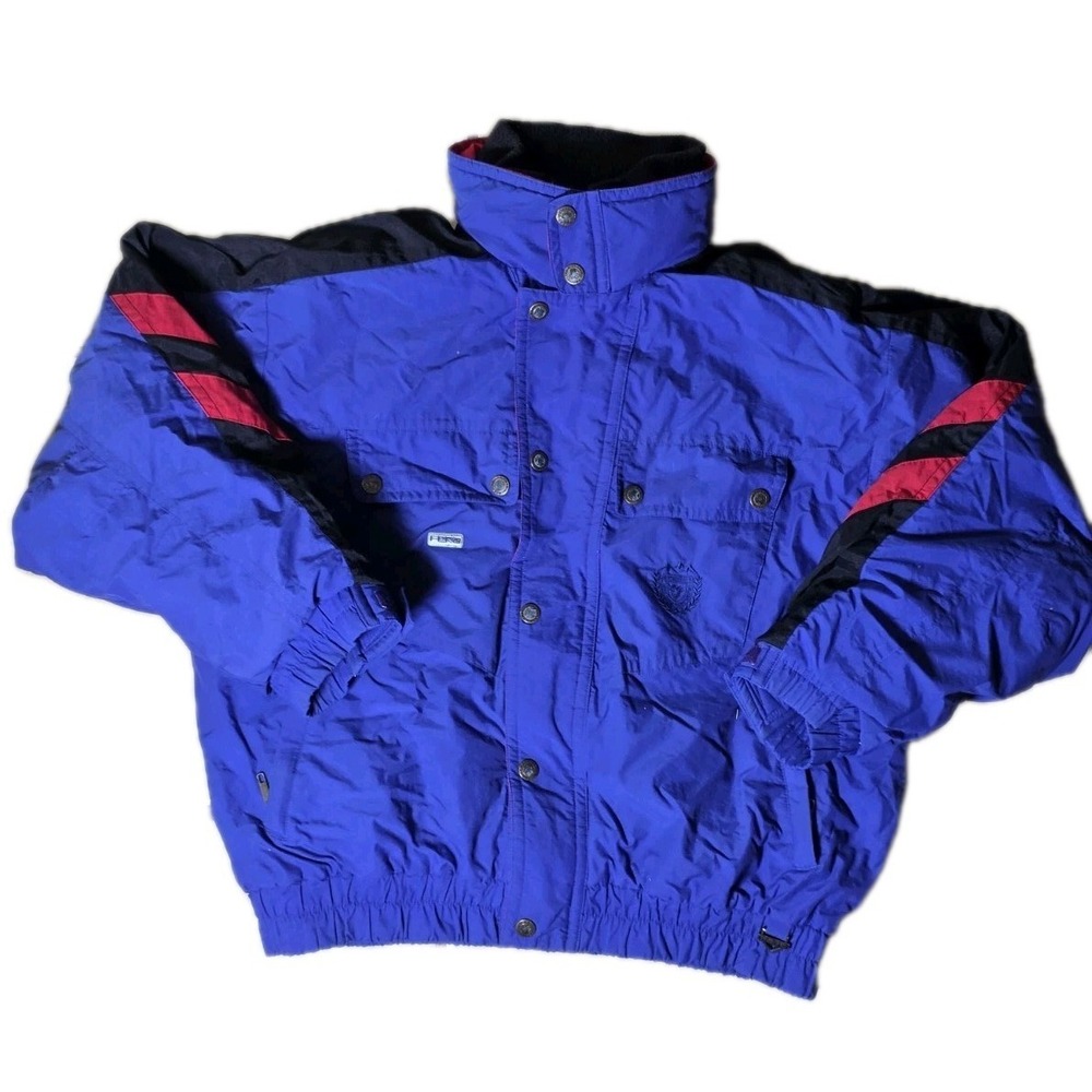 Vintage Fera Skiwear Jacket Men's Large Purple Red 1990's Retro